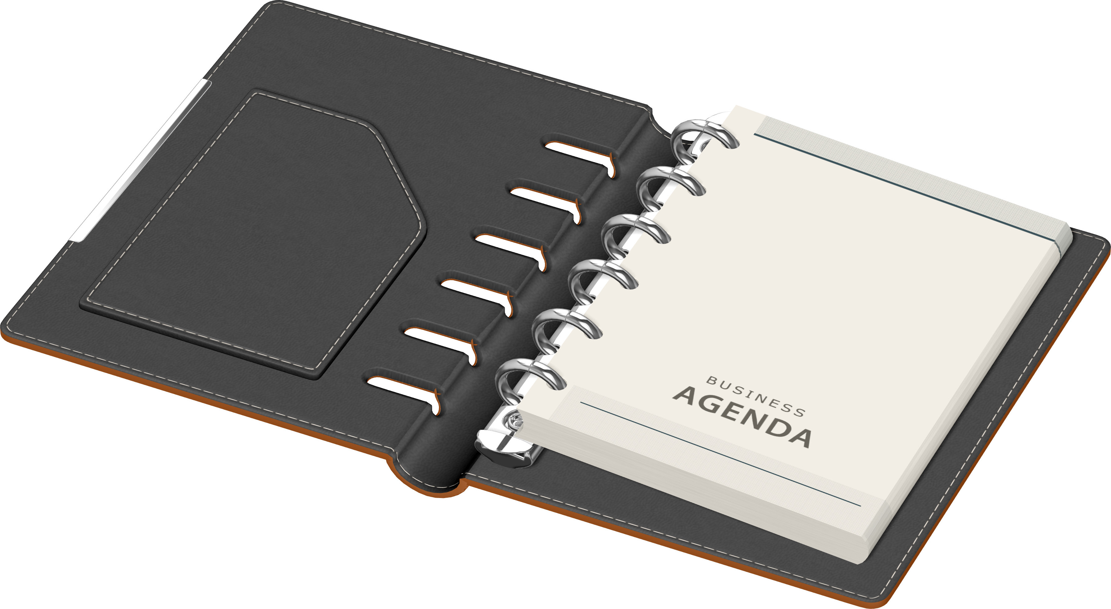 Organizer A6 6 inele orange [4]