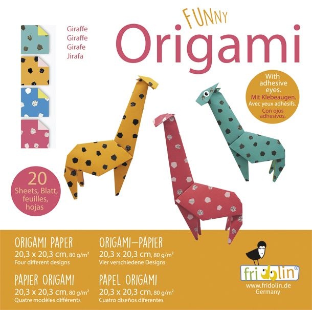Jocuri si jucarii - Origami Girafe, Fridolin