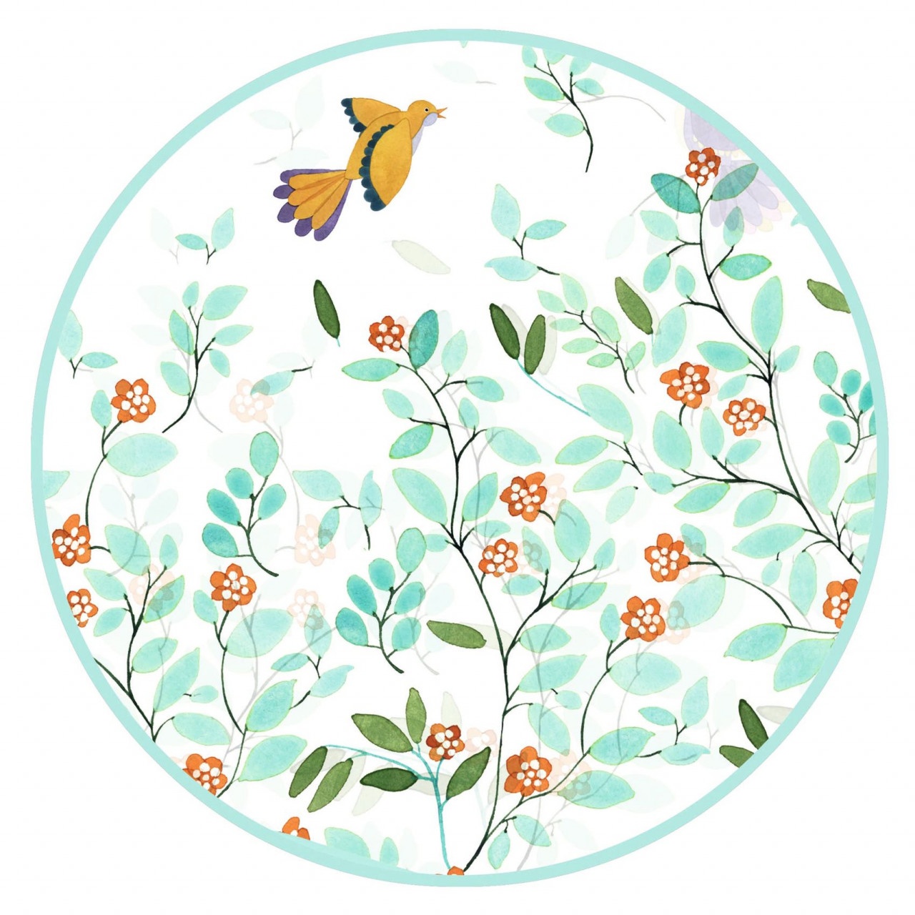 Pelerina de ploaie Flori si pasari, Djeco [5]