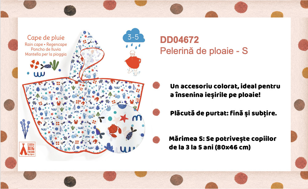 Pelerina de ploaie Ocean, Djeco [4]