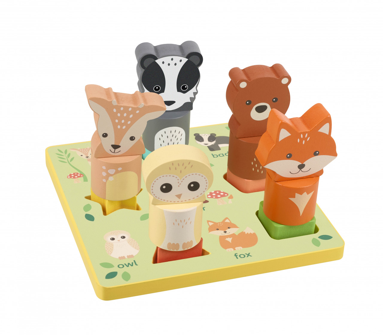 Noutati - Puzzle 3D cu animale, Orange Tree Toys