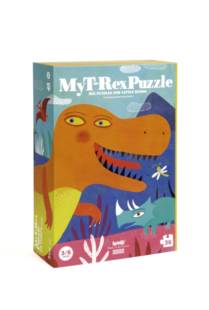 Jocuri - Puzzle Dinozaurul meu T-Rex, Londji