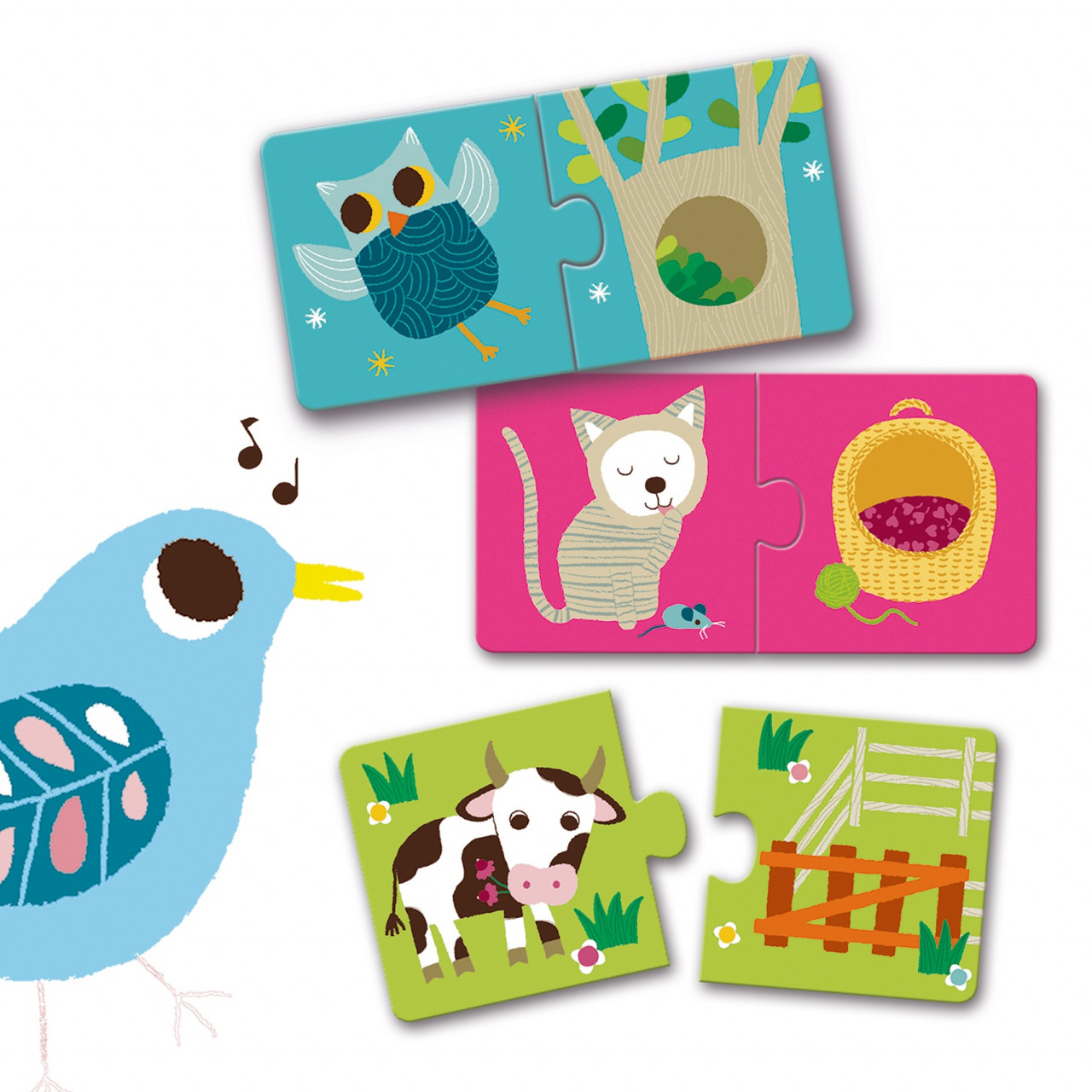 Puzzle duo Habitat, Djeco [3]