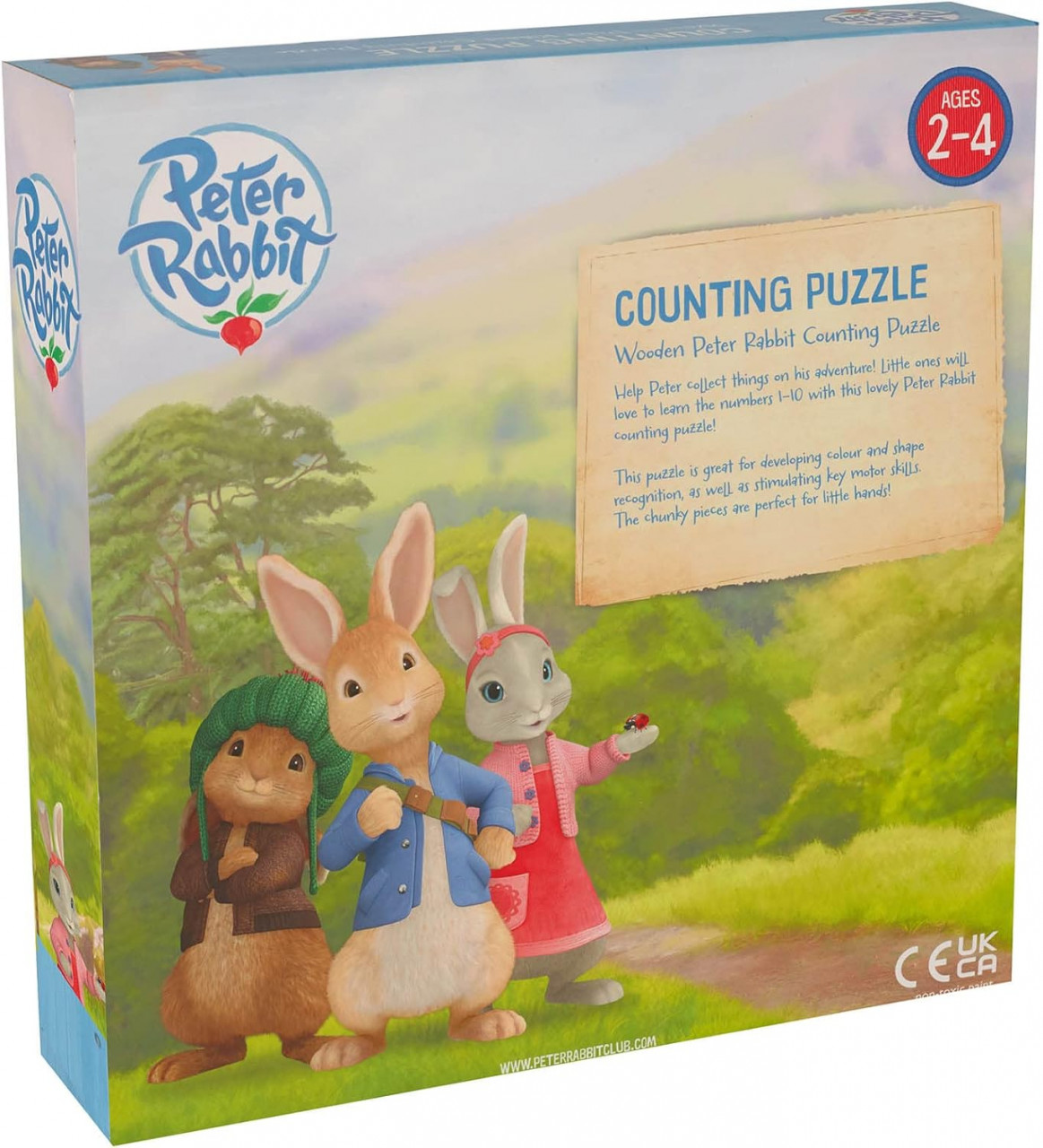 Puzzle Peter Rabbit™ cu numere, Orange Tree Toys [2]