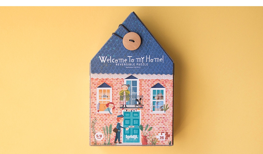 Puzzle reversibil Bun venit acasa, Londji [3]