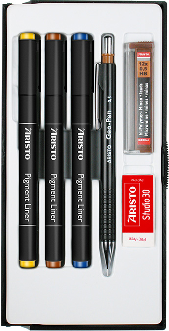 Rechizite, Creativitate, Hobby - Set 3 linere+creion mec