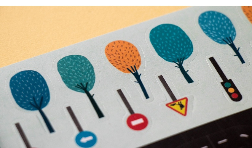 Set cu abtibilduri repozitionabile Urban, Londji [4]