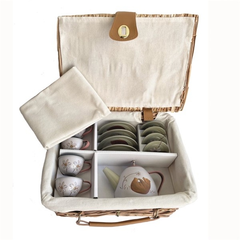 Set de ceai in cos picnic Padurea, Egmont Toys [2]