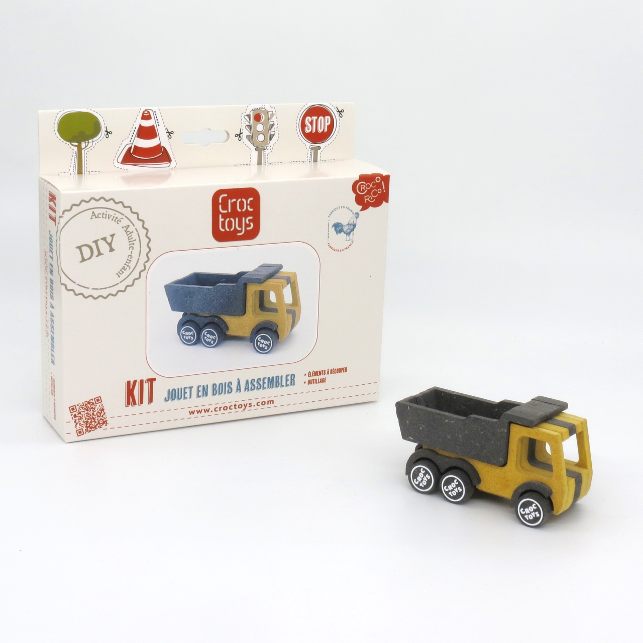 Set de constructie vehicul de santier Basculanta Ben, Croc toys [5]