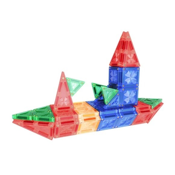 Set de construit cu mini placi magnetice, Cleverclixx [5]