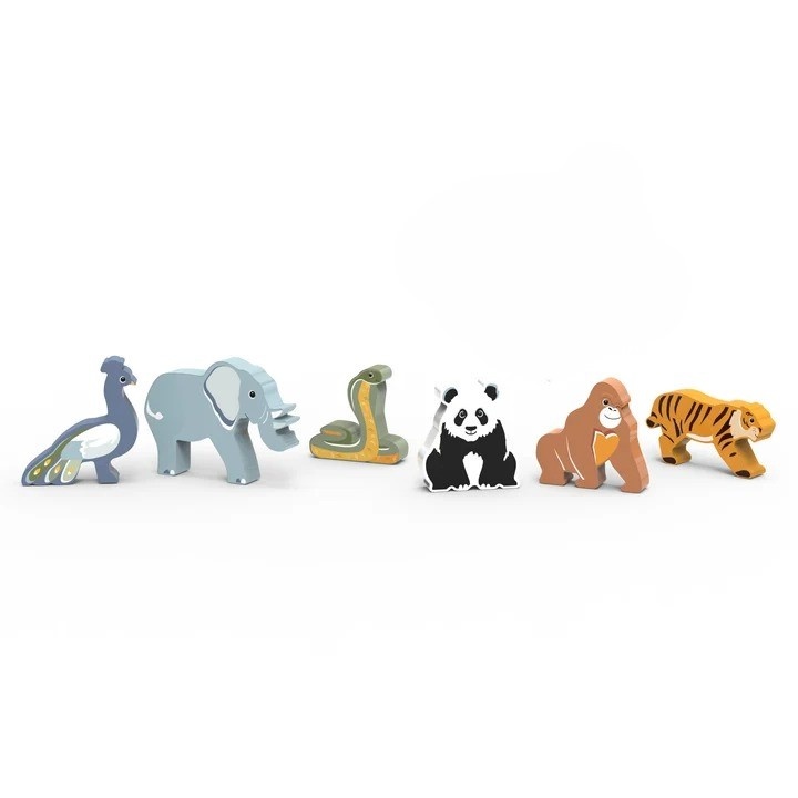 Set educativ cu animale din Asia, Speedy Monkey [1]