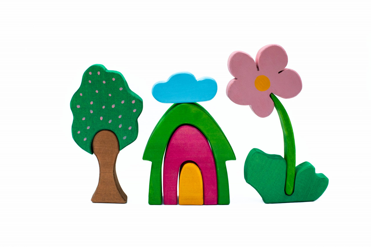 Jocuri si jucarii - Set handmade Marc toys, Primavara gingasa