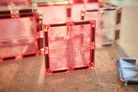 Set magnetic de construit cu placi stralucitoare, Cleverclixx [5]