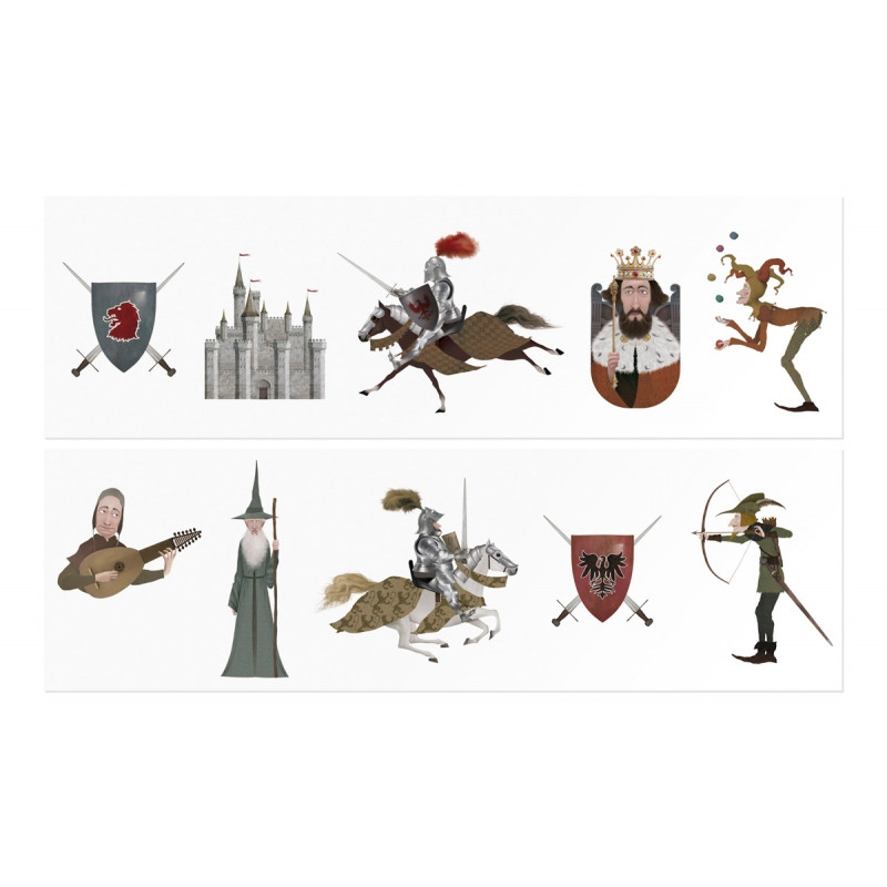 Accesorii - Tatuaje Londji, Cavaleri medievali