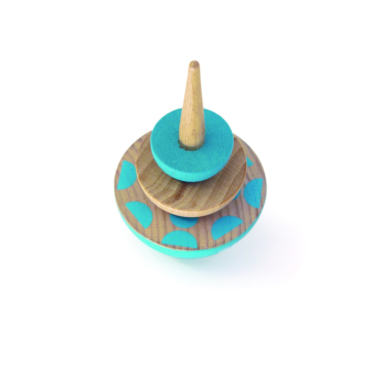 Titirez din lemn Geom albastru, Svoora [2]