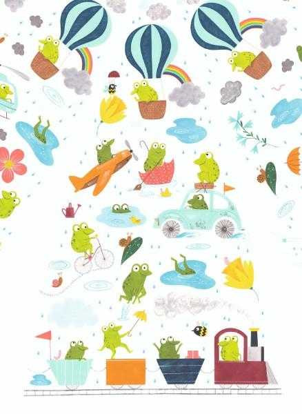 Umbrela pentru copii Broscute, Djeco [2]