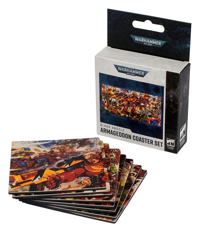 Warhammer 40,000 Coaster Set Blood Angels Armageddon 15 cm [7]