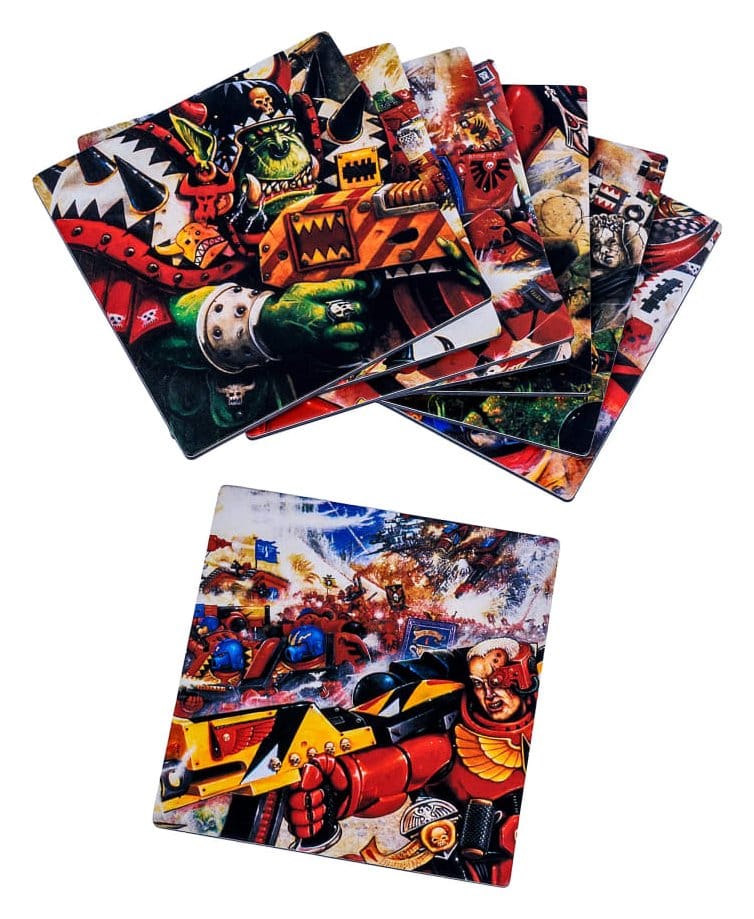 Warhammer 40,000 Coaster Set Blood Angels Armageddon 15 cm [1]