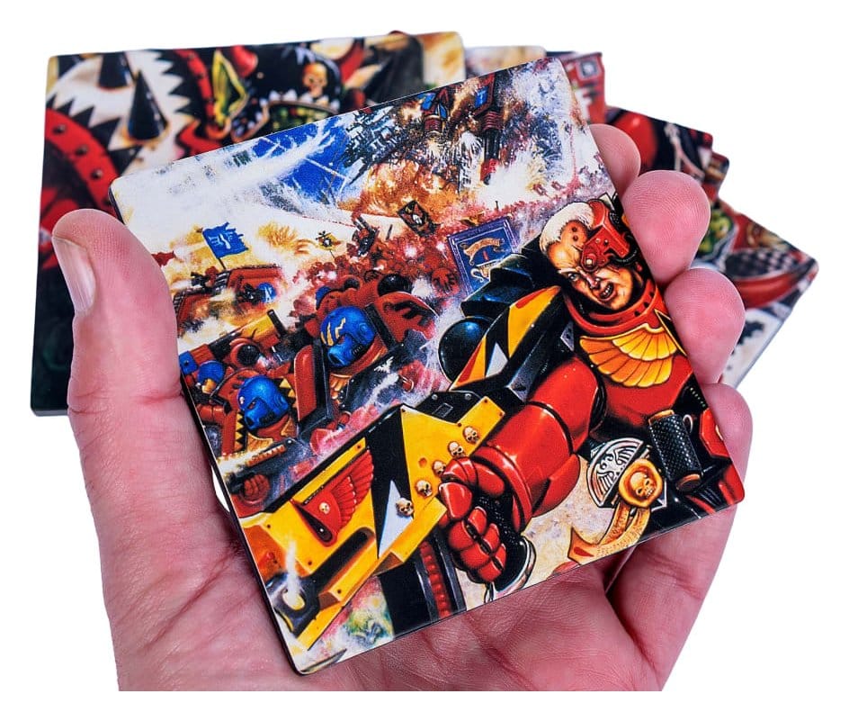 Warhammer 40,000 Coaster Set Blood Angels Armageddon 15 cm [2]