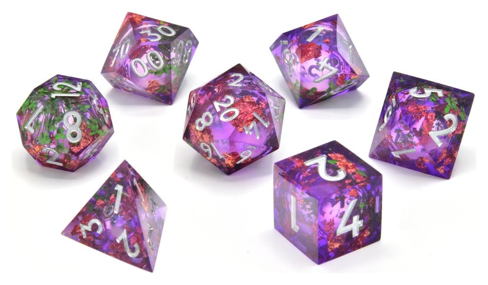 Games - CritStones Liquid Core Dice Set Herbalist's Dream (7)