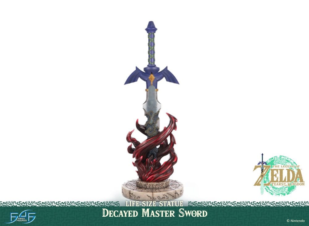 Collectibles - The Legend of Zelda: Tears of the Kingdom Life Size Statue 1/1 Decayed Master Sword 28 cm