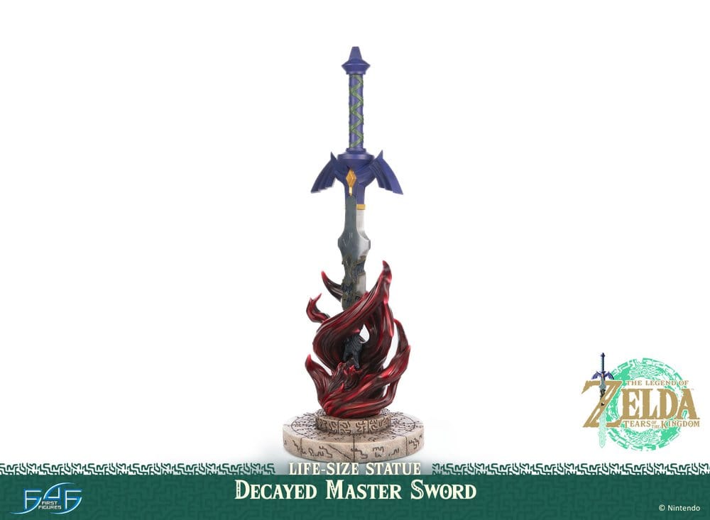 The Legend of Zelda: Tears of the Kingdom Life Size Statue 1/1 Decayed Master Sword 28 cm [1]