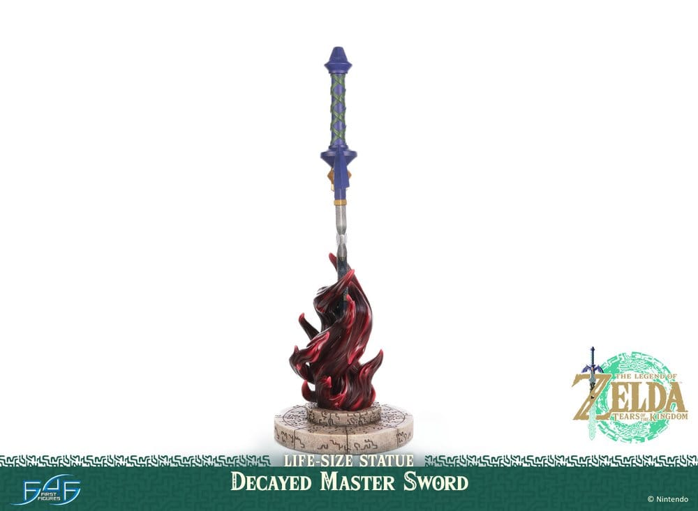 The Legend of Zelda: Tears of the Kingdom Life Size Statue 1/1 Decayed Master Sword 28 cm [2]
