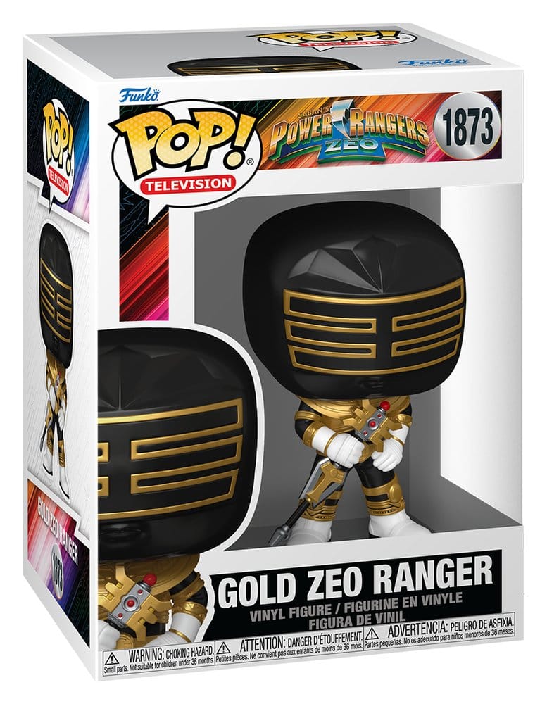 Power Rangers Zeo POP! Movies Vinyl Figures Zeo Ranger Gold 9 cm [1]