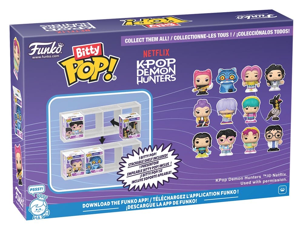 Collectibles - Netflix Bitty POP! Mini Figures 4-Pack Rumi 2 cm