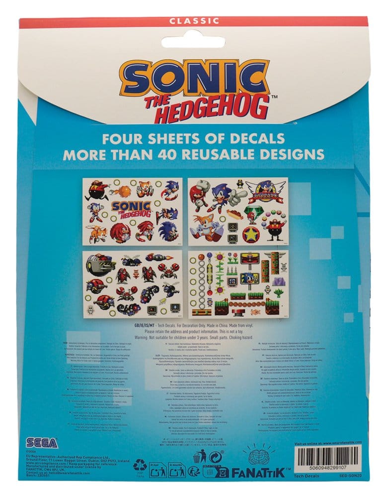 Sonic - The Hedgehog Tech Sticker Pack [3]