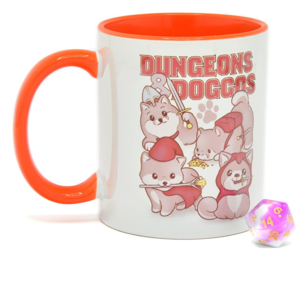 Glassstaff Gift Set Mug & Dice D20 Dungeons & Doggos [0]