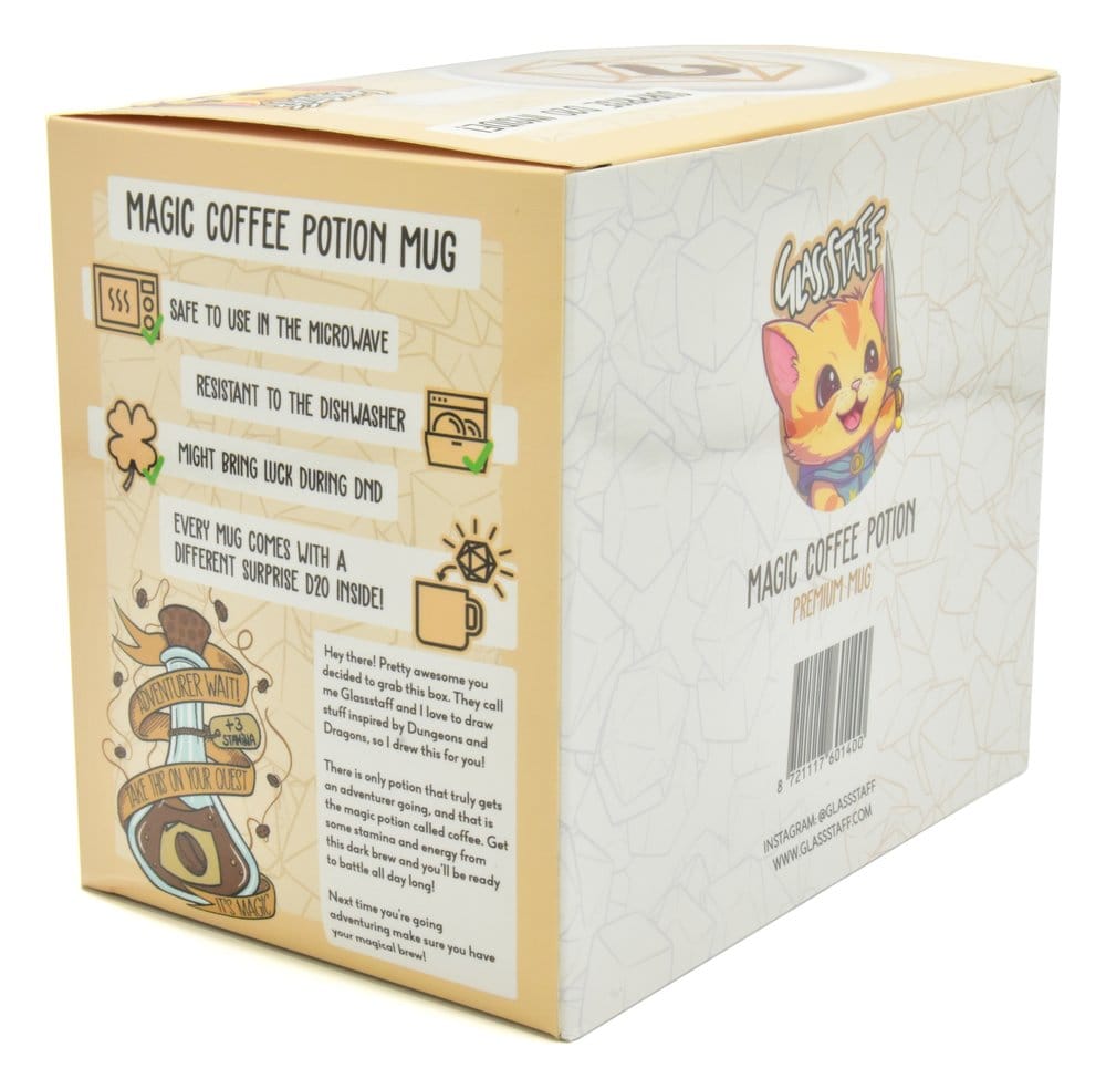 Glassstaff Gift Set Mug & Dice D20 Coffee Potion [1]