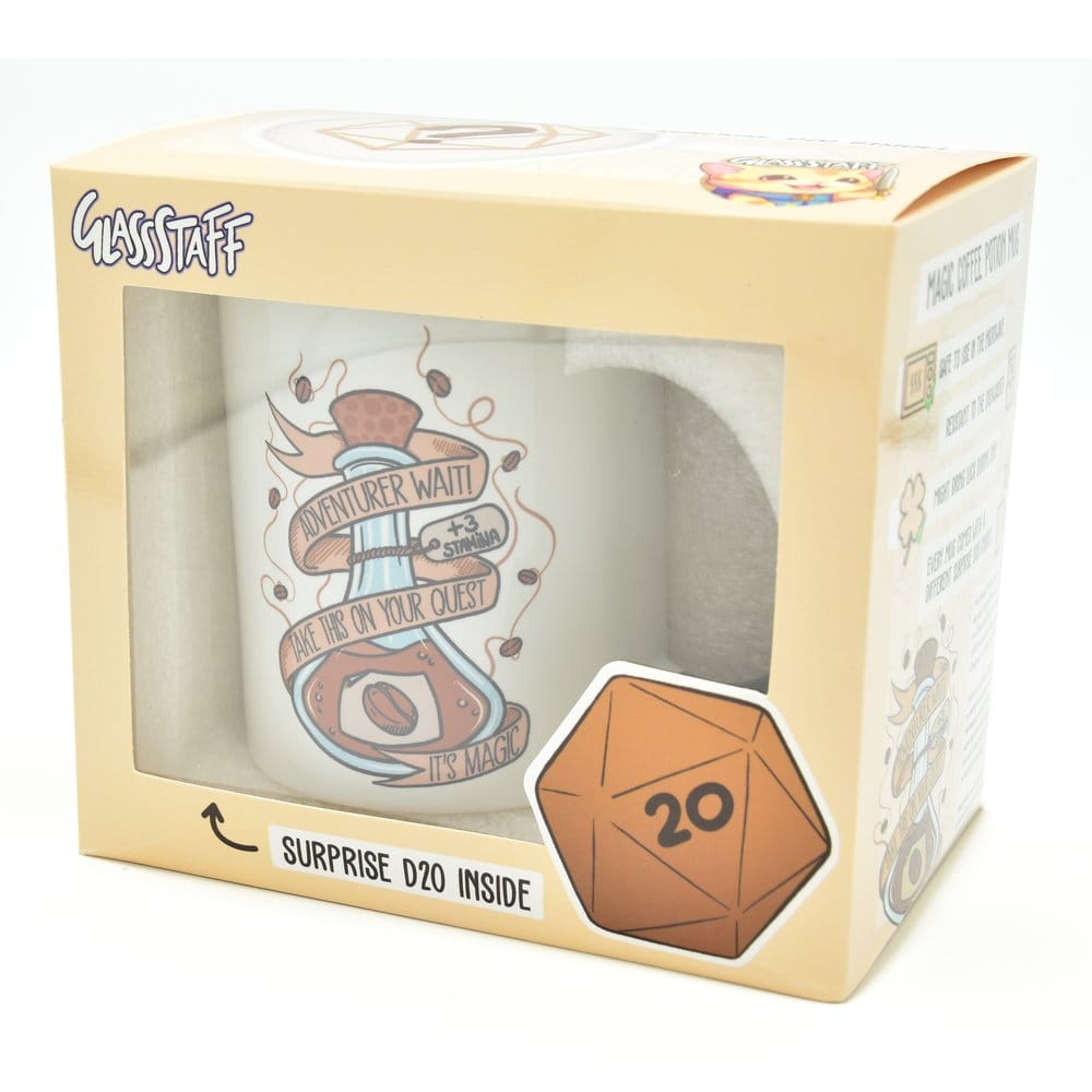 Glassstaff Gift Set Mug & Dice D20 Coffee Potion [2]