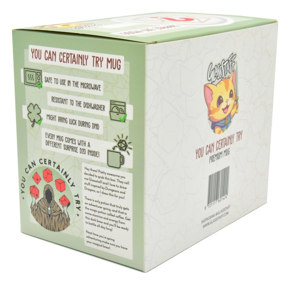 Glassstaff Gift Set Mug & Dice D20 You can certainly try [1]