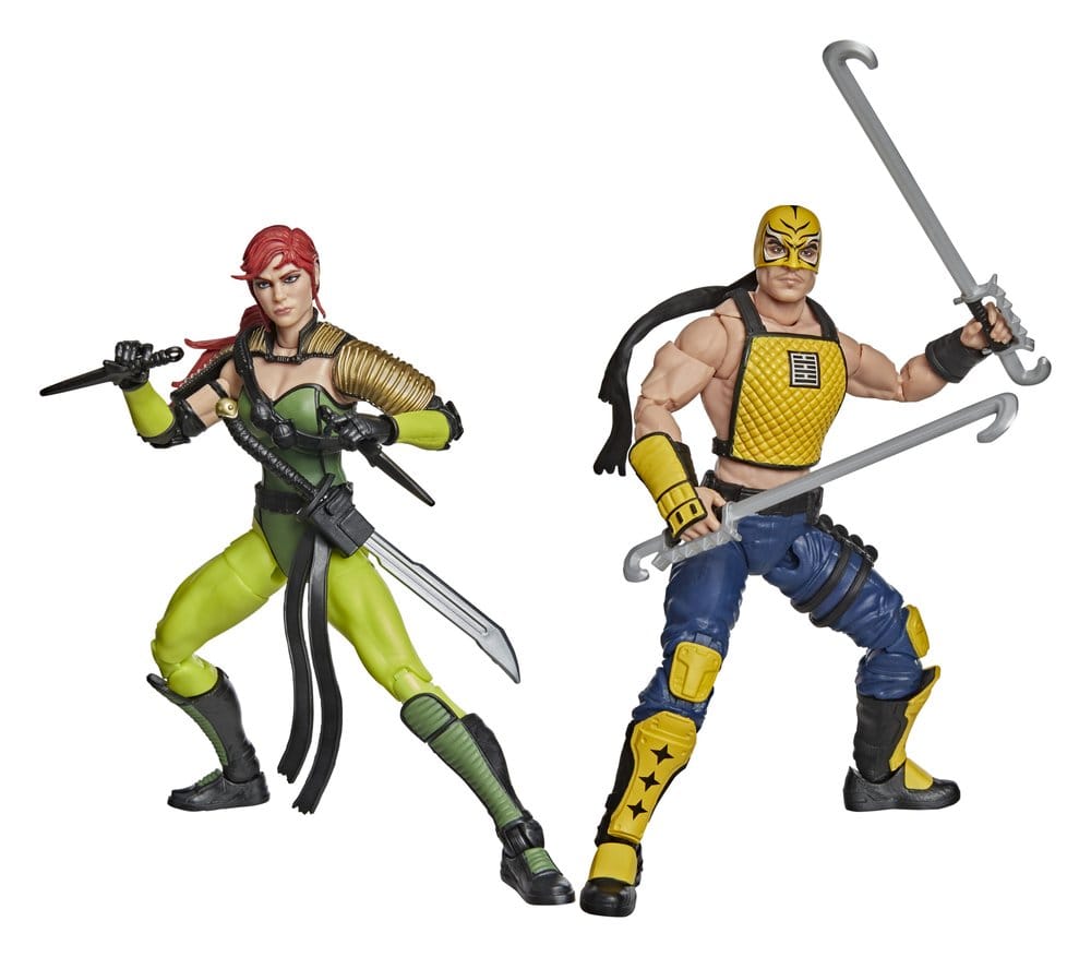G.I. Joe Classified Series Action Figure 2-Pack #212 Ninja Force Scarlett & T'Jbang 15 cm [4]