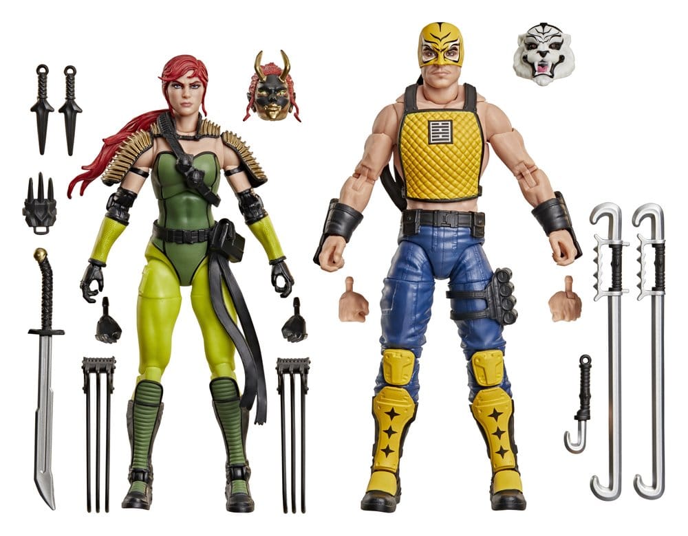 G.I. Joe Classified Series Action Figure 2-Pack #212 Ninja Force Scarlett & T'Jbang 15 cm [2]