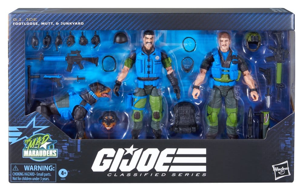 G.I. Joe Classified Series Action Figure 3-Pack #220 Mad Marauders: Footloose & Mutt & Junkyard 15 cm [12]