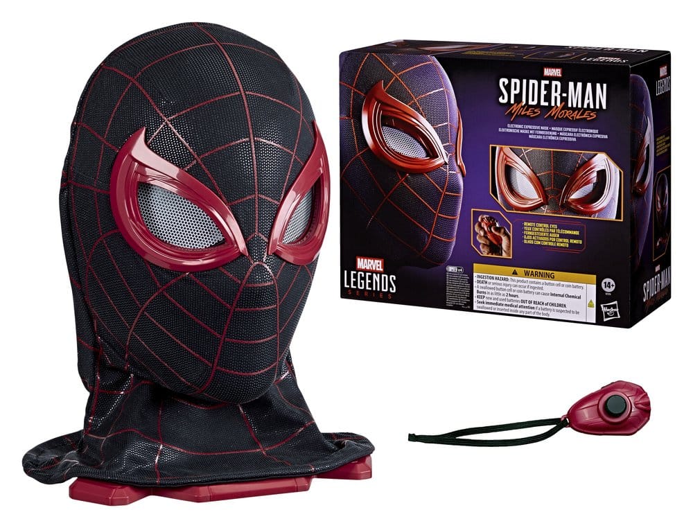Spider-Man: Miles Morales Marvel Legends Electronic Expressive Mask [1]