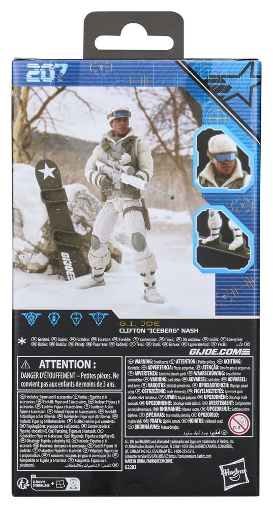 Jucarii - G.I. Joe Classified Series Action Figure #207 Clifton "Iceberg" Nash 15 cm
