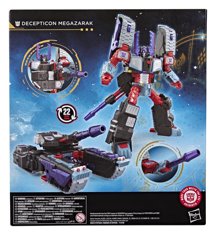 Transformers Age of the Primes Leader Class Action Figure Megazarak 19 cm [0]