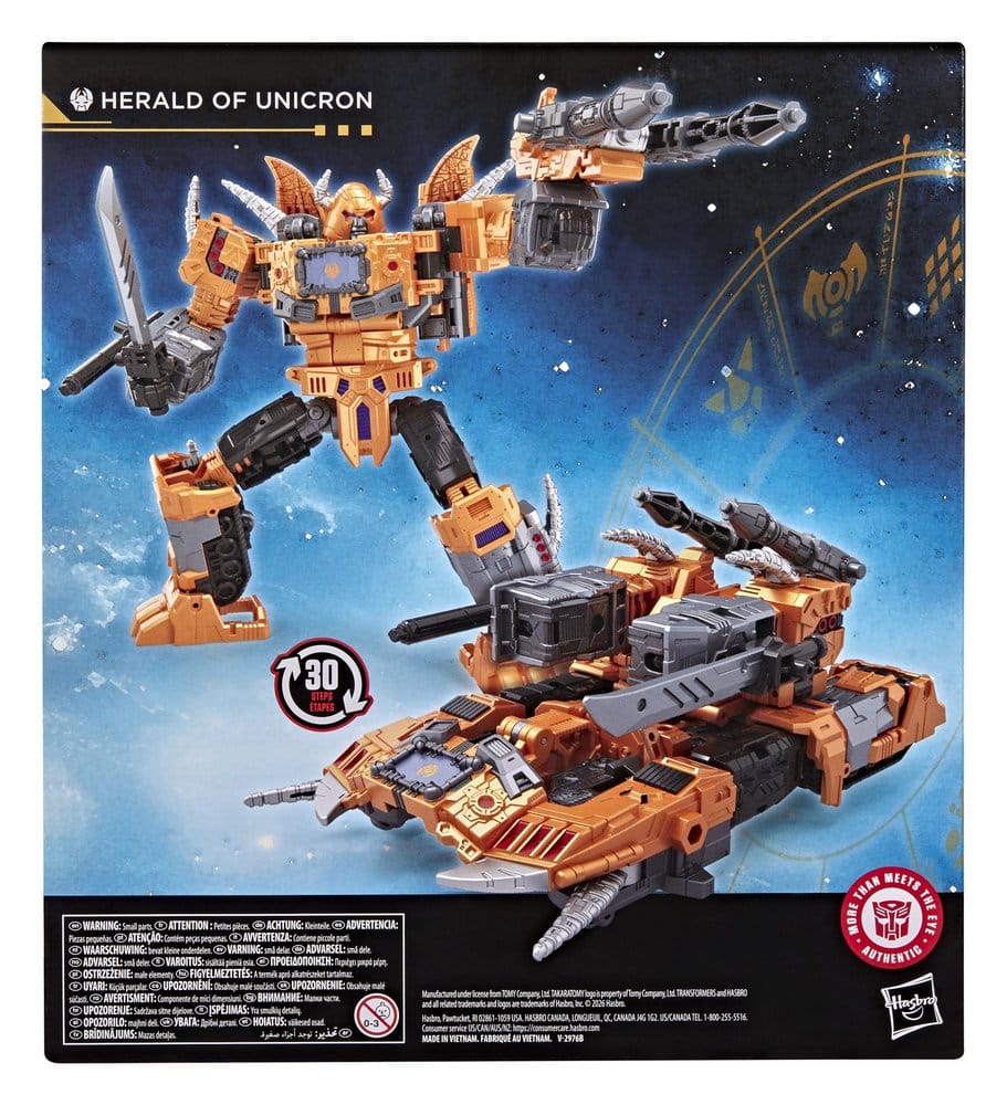 Transformers Age of the Primes Leader Class Action Figure Herald of Unicron 19 cm [0]