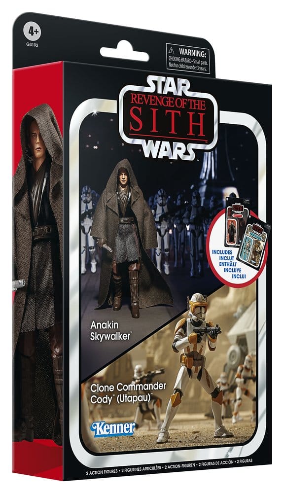 Star Wars Episode III Vintage Collection Action Figure 2-Pack Anakin Skywalker & Clone Commander Cody (Utapau) 10 cm [5]