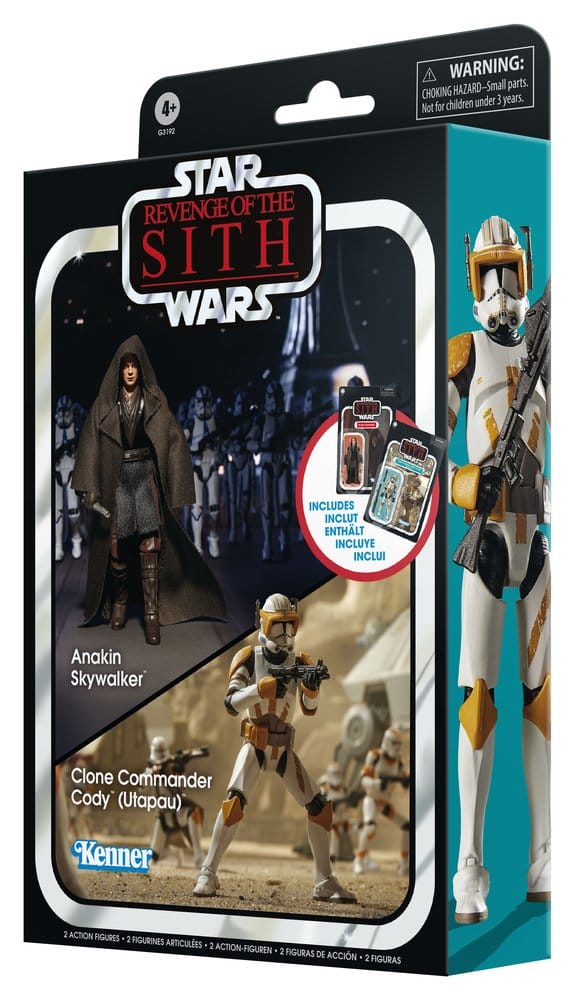 Star Wars Episode III Vintage Collection Action Figure 2-Pack Anakin Skywalker & Clone Commander Cody (Utapau) 10 cm [7]