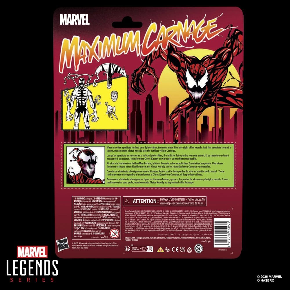 Maximum Carnage Marvel Legends Action Figure Carnage 15 cm [11]