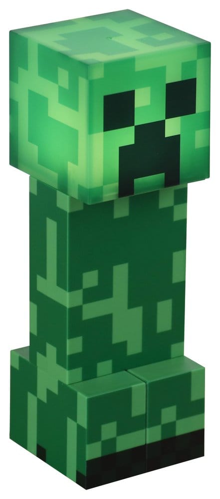 PRECOMENZI - Minecraft Torch Light Creeper 18 cm