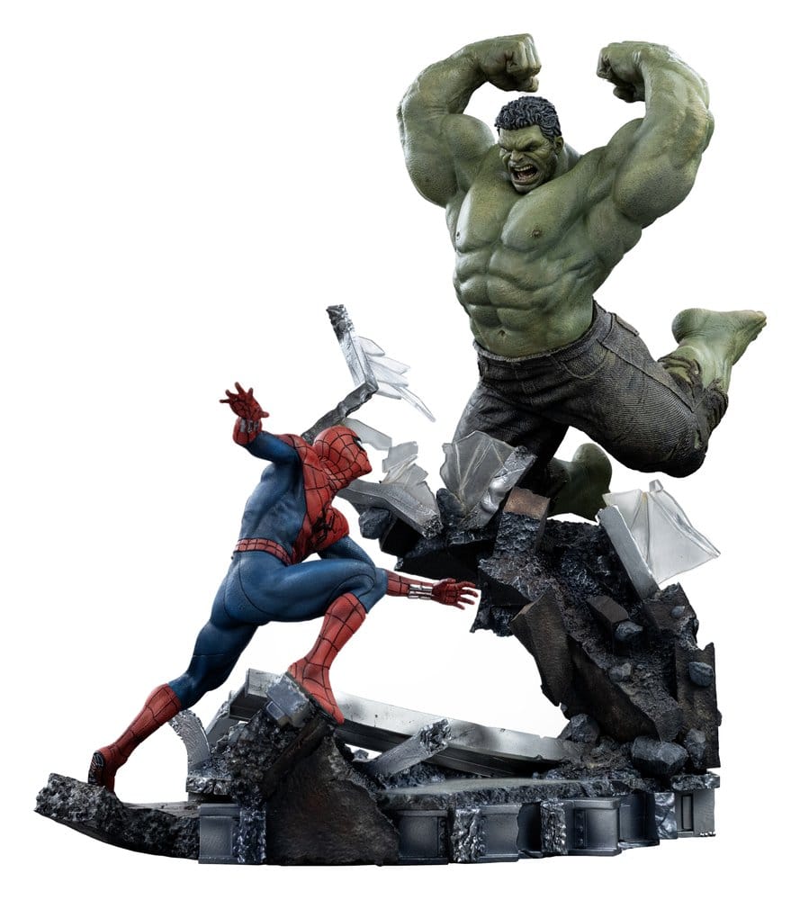 Marvel Comics Art Scale Statue 1/10 Spider-Man vs Hulk 38 cm [16]