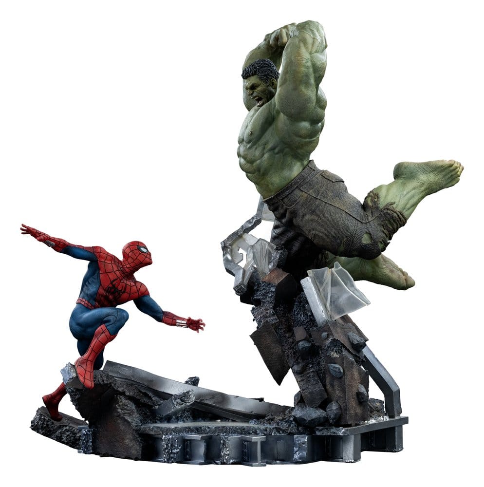 Marvel Comics Art Scale Statue 1/10 Spider-Man vs Hulk 38 cm [1]