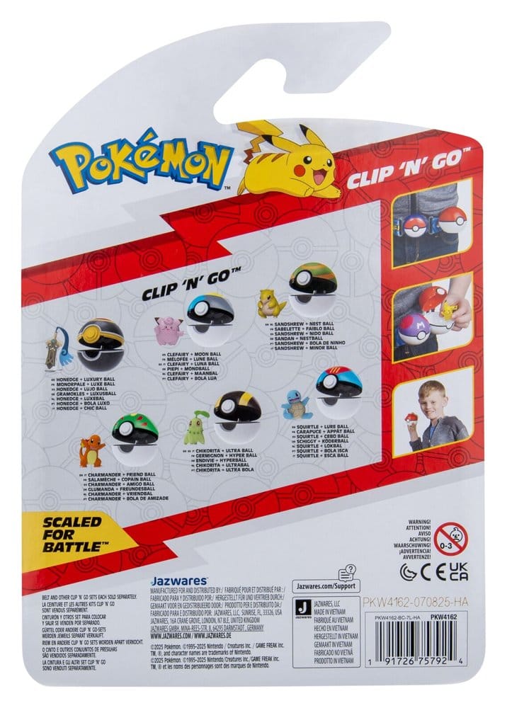 Pokémon Clip 'n' Go Action Figure Charmander & Friend Ball [2]