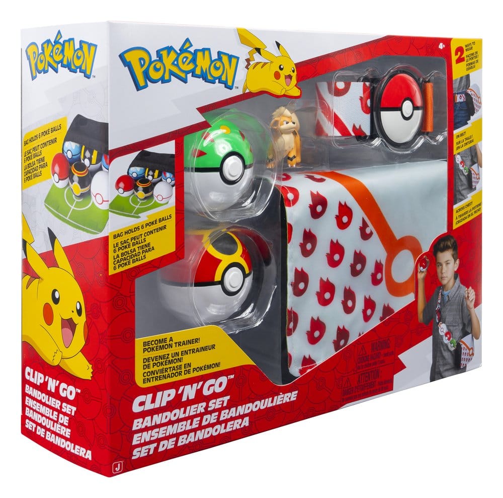Pokémon Clip 'n' Go Bandolier Set Growlithe [1]