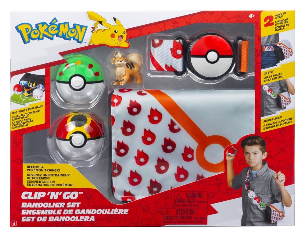 Pokémon Clip 'n' Go Bandolier Set Growlithe [2]